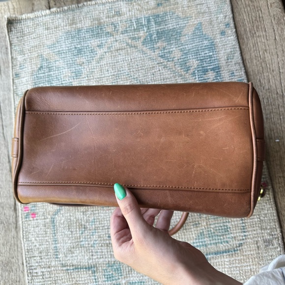 J.W. Hulme leather bowler bag satchel - Picture 8 of 13